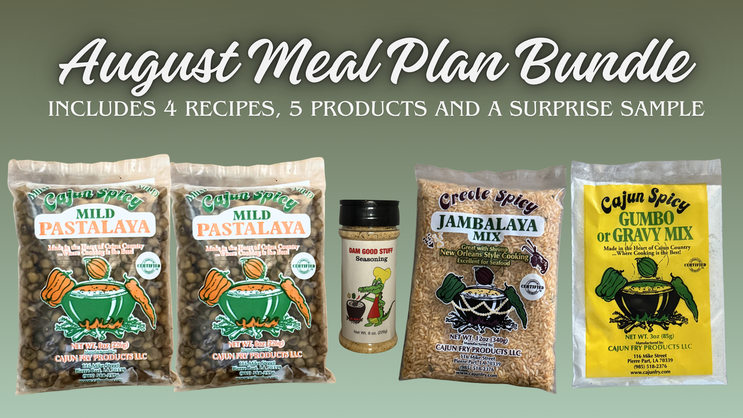 August Meal Plan
