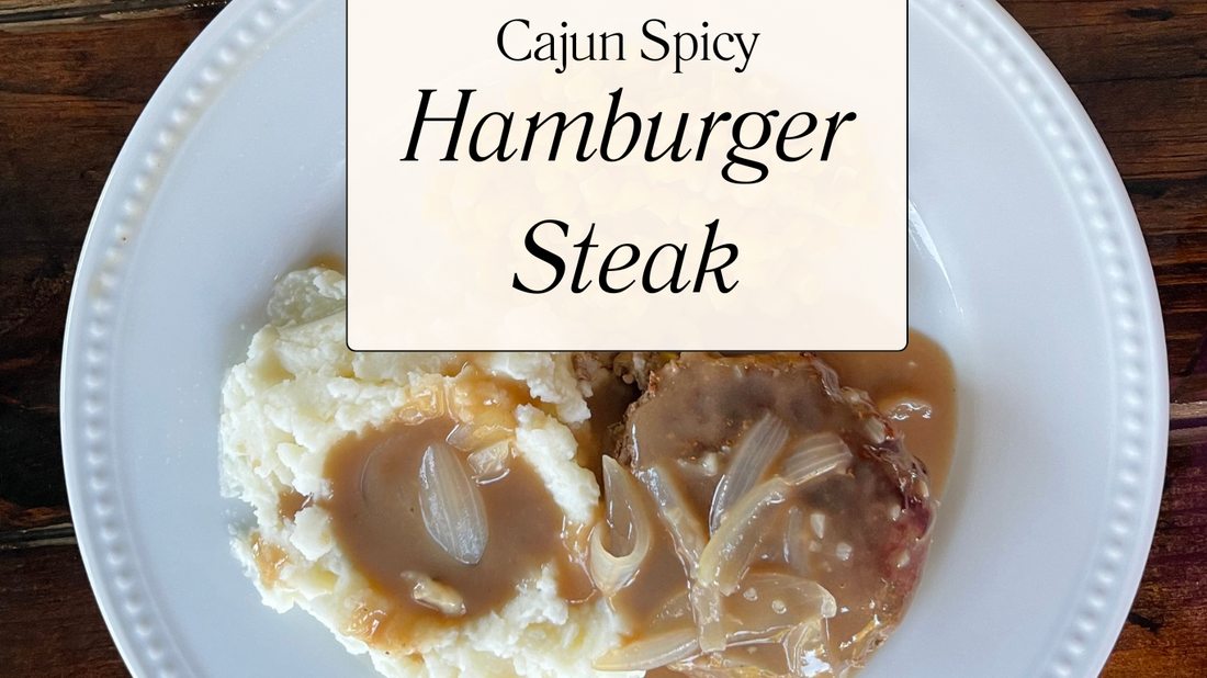 Cajun Spicy Hamburger Steaks with Gravy